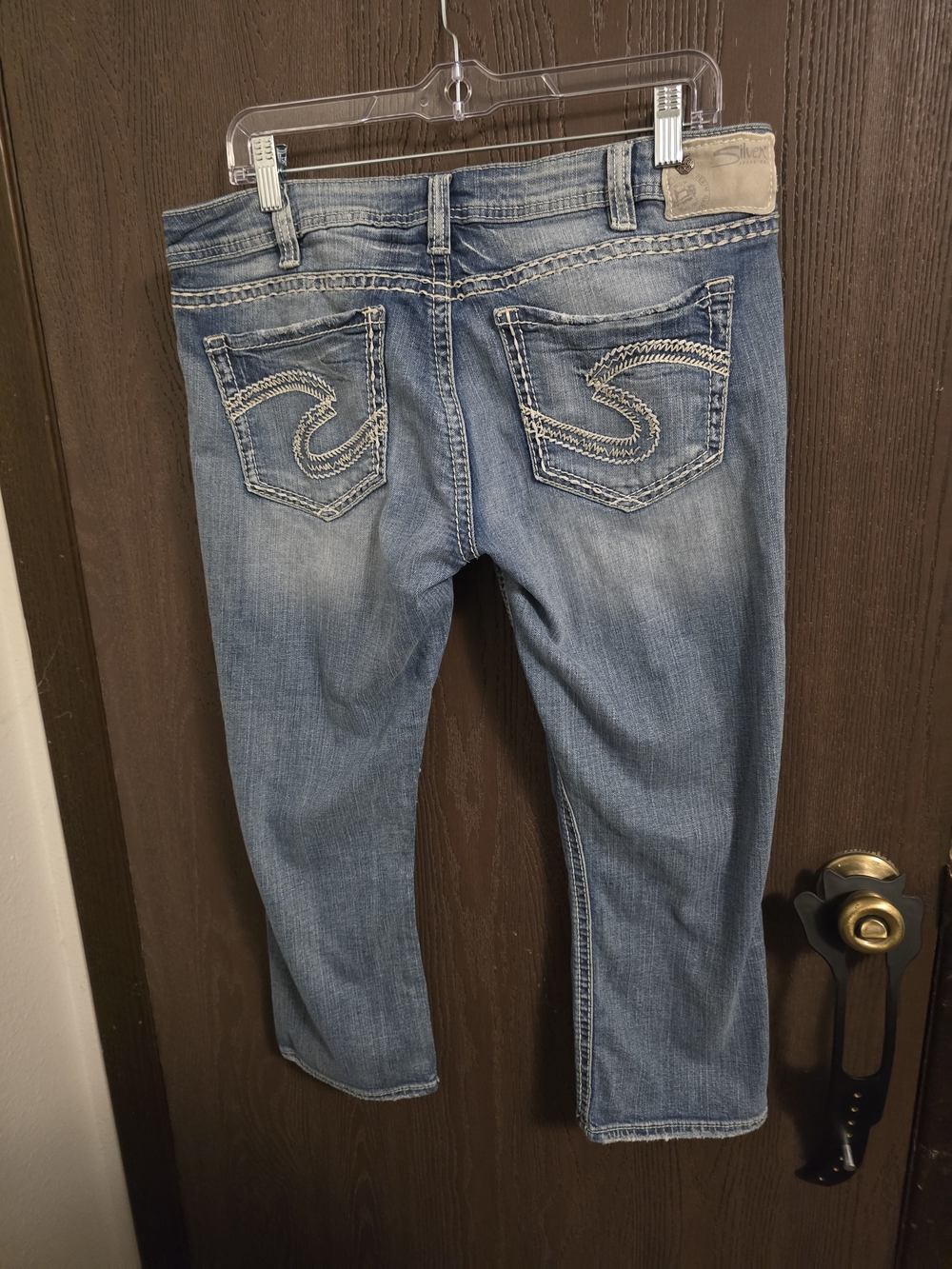 Silver Jeans Light Blue Cropped Ankle Jeans - Picture 5 of 7